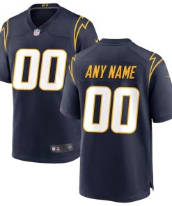 Los Angeles Chargers Nike Alternate Custom Game Jersey - Navy