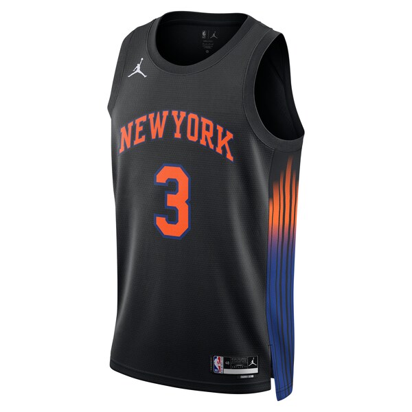 Josh Hart New York Knicks Jordan Brand Unisex Swingman Jersey - Statement Edition - Black - Image 2