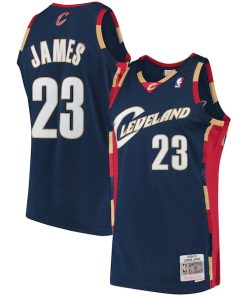LeBron James Cleveland Cavaliers Hardwood Classics Swingman Jersey - Navy