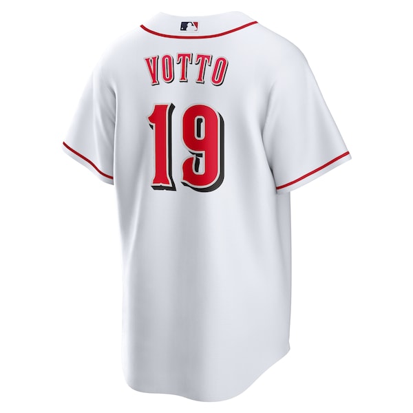 Joey Votto Cincinnati Reds Nike Home Replica Player Name Jersey - White - Image 3