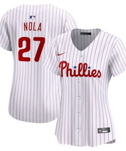 Aaron Nola Philadelphia Phillies Nike Women's Home Limited Player Jersey - White