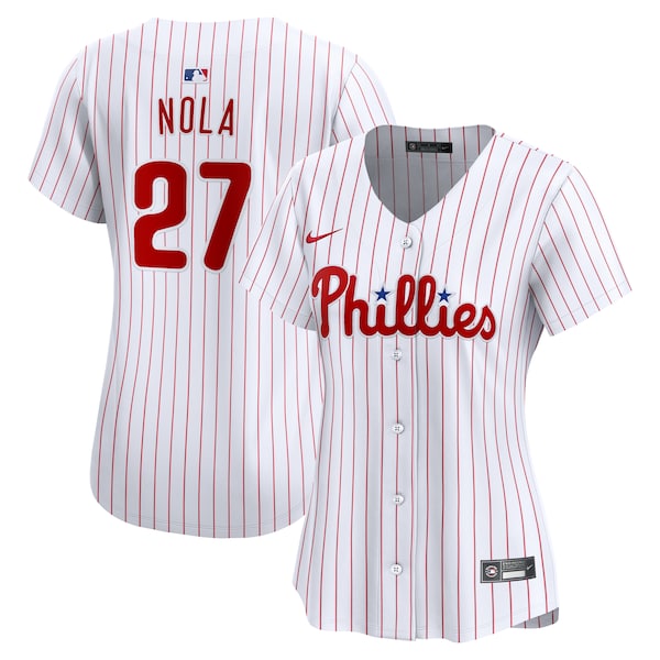 Aaron Nola Philadelphia Phillies Nike Women's Home Limited Player Jersey - White