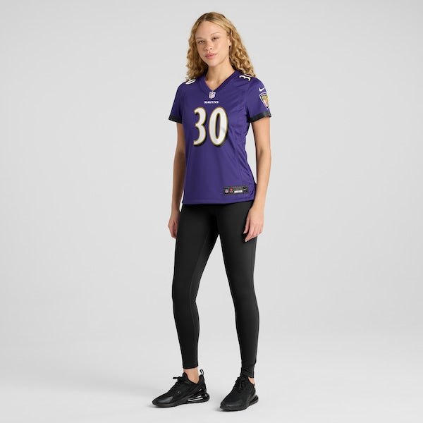 Trayvon Mullen Baltimore Ravens Nike Women's Game Jersey - Purple - Image 5