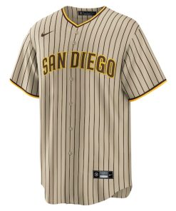 Alternative view of Juan Soto San Diego Padres Nike Alternate Replica Player Jersey - Tan/Brown