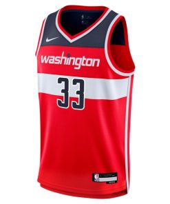 Alternative view of Kyle Kuzma Washington Wizards Nike Youth Swingman Jersey - Icon Edition - Red