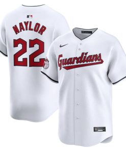 Josh Naylor Cleveland Guardians Nike Home Limited Player Jersey - White