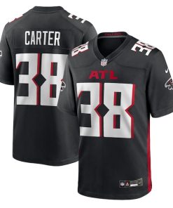 Nathan Carter Atlanta Falcons Nike Team Game Jersey -  Black