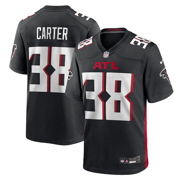 Nathan Carter Atlanta Falcons Nike Team Game Jersey - Black