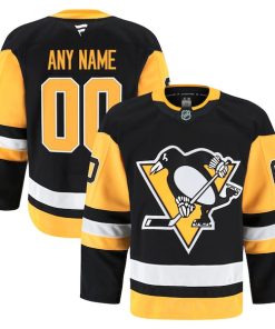 Pittsburgh Penguins  Home Authentic Pro Custom Jersey - Black