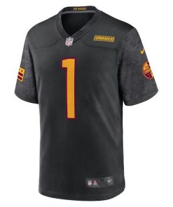 Alternative view of Jahan Dotson Washington Commanders Nike Alternate Game Jersey - Black