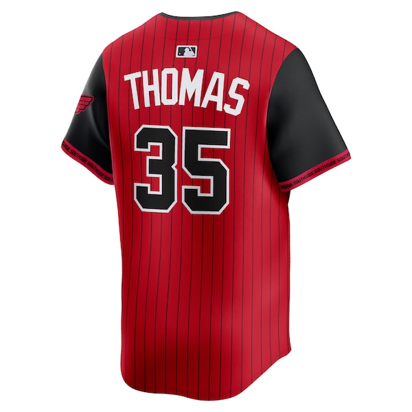 Frank Thomas Chicago White Sox Nike 2025 City Connect Limited Retired Player Jersey - Red/Black - Image 3