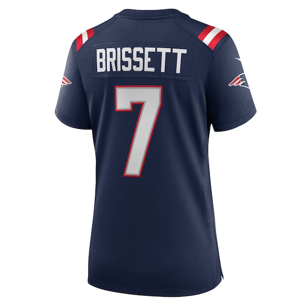 Jacoby Brissett New England Patriots Nike Women's Game Jersey - Navy - Image 4