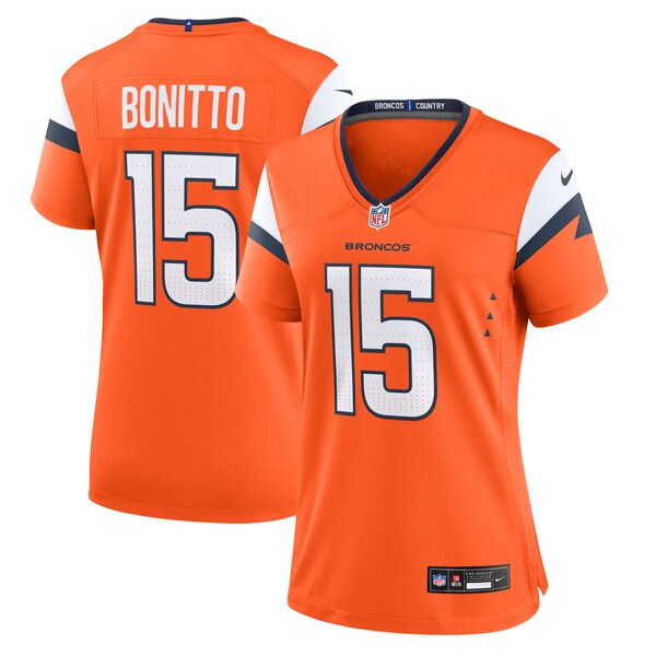 Nik Bonitto Denver Broncos Nike Women's Team Game Jersey - Orange
