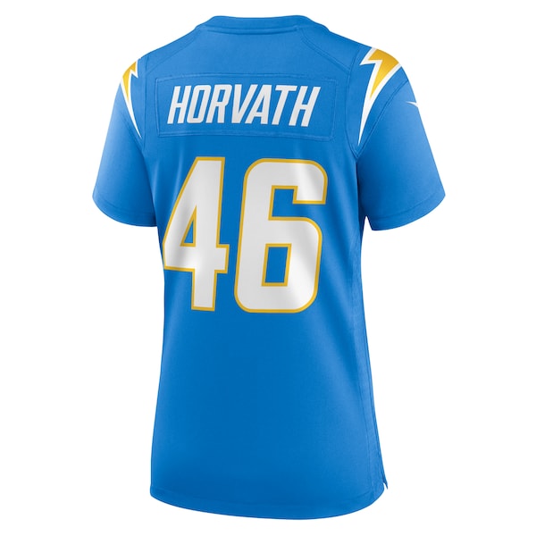 Zander Horvath Los Angeles Chargers Nike Women's Game Jersey - Powder Blue - Image 3