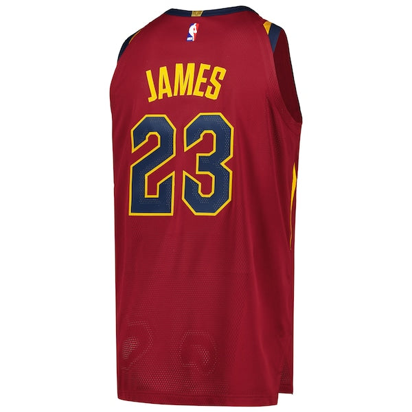 LeBron James Cleveland Cavaliers Nike Authentic Player Jersey - Icon Edition - Wine - Image 3