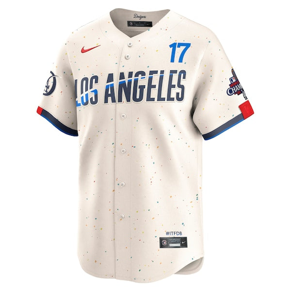 Shohei Ohtani Los Angeles Dodgers Nike 2024 World Series Champions City Connect Limited Player Jersey - Cream - Image 2