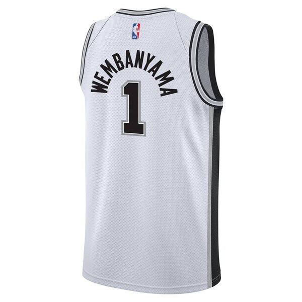 Victor Wembanyama San Antonio Spurs Nike Youth Swingman Jersey - Association Edition - White - Image 3