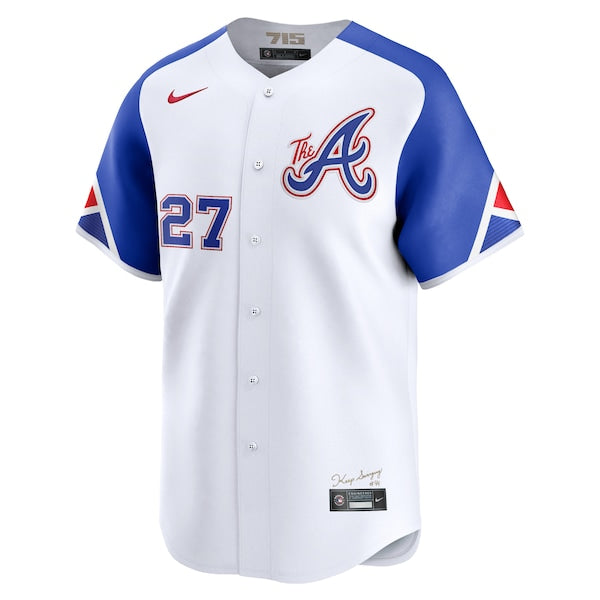 Austin Riley Atlanta Braves Nike City Connect Limited Player Jersey - White - Image 2