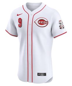 Alternative view of Matt McLain Cincinnati Reds Nike Home Elite Player Jersey - White