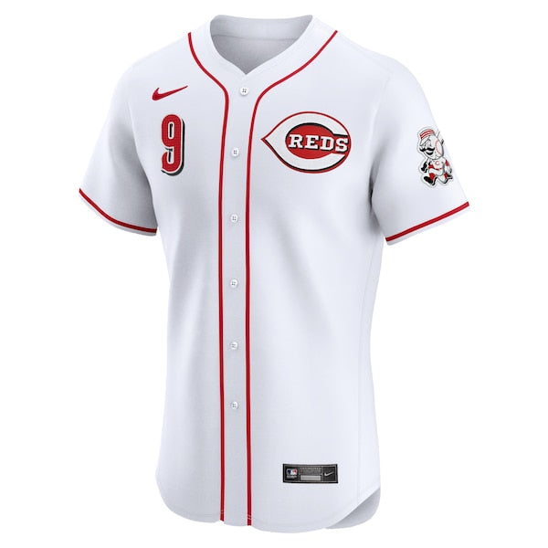 Matt McLain Cincinnati Reds Nike Home Elite Player Jersey - White - Image 2