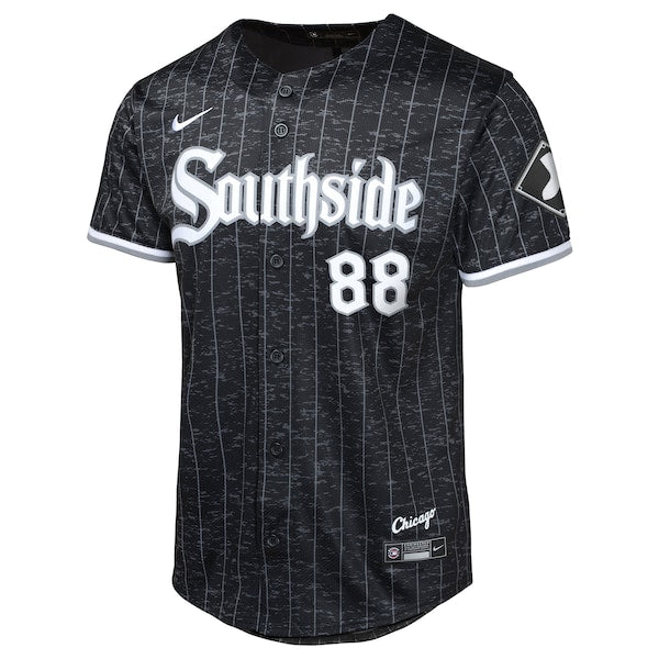 Luis Robert Jr. Chicago White Sox Nike Youth City Connect Limited Player Jersey - Black - Image 2
