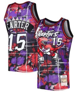 Vince Carter Toronto Raptors 1998/99 Hardwood Classics Lunar New Year Swingman Jersey - Purple