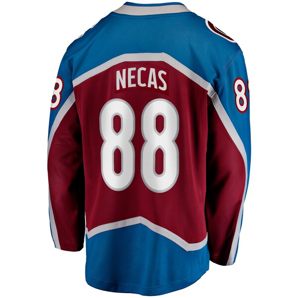 Martin Necas Colorado Avalanche Breakaway Player Jersey - Burgundy - Image 3