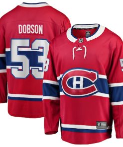 Noah Dobson Montreal Canadiens  Home Breakaway Jersey - Red