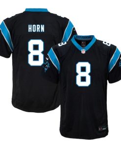 Jaycee Horn Carolina Panthers Nike Youth Game Jersey - Black
