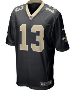 Alternative view of Michael Thomas New Orleans Saints Nike Game Jersey - Black