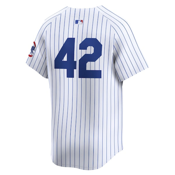Chicago Cubs Nike 2024 Jackie Robinson Day Home Limited Jersey?ยจC White - Image 3