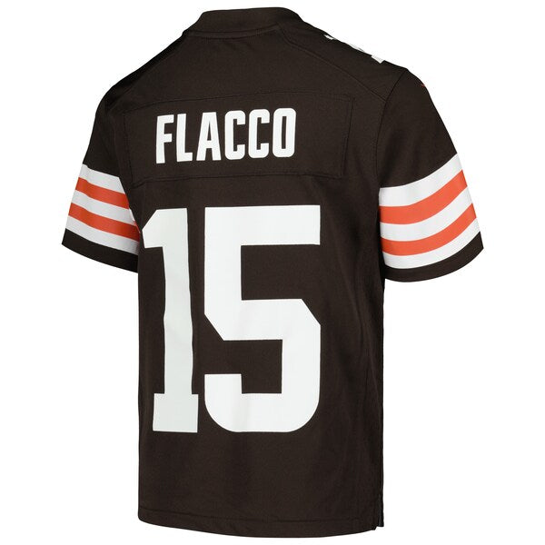 Joe Flacco Cleveland Browns Nike Youth Game Jersey - Brown - Image 3