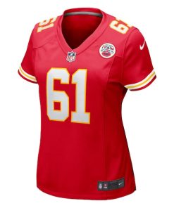 Alternative view of Austin Reiter Kansas City Chiefs Nike Women's Game Player Jersey - Red