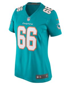 Alternative view of Lester Cotton Sr. Miami Dolphins Nike Women's Home Game Player Jersey - Aqua