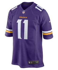 Alternative view of Trent Sherfield Sr. Minnesota Vikings Nike Game Jersey -  Purple