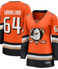 Mikael Granlund Anaheim Ducks  Women's Home Breakaway Jersey - Orange