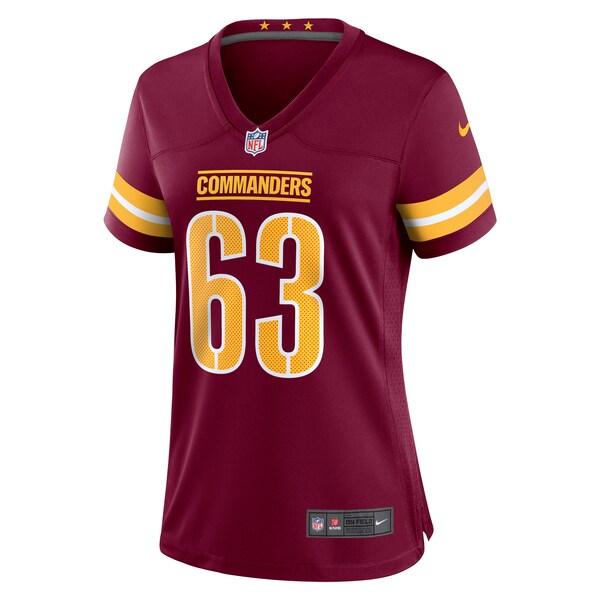 Nick Gates Washington Commanders Nike Women's Game Player Jersey - Burgundy - Image 2