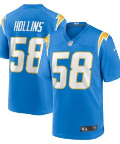 Justin Hollins Los Angeles Chargers Nike  Game Jersey -  Powder Blue
