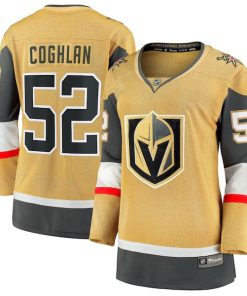 Dylan Coghlan Vegas Golden Knights  Women's Home Breakaway Jersey - Gold