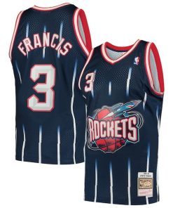 Steve Francis Houston Rockets Hardwood Classics Swingman Jersey - Navy