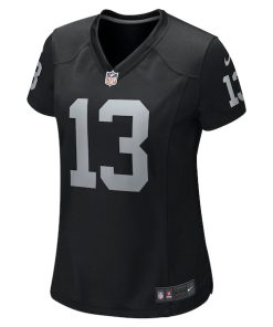 Alternative view of Hunter Renfrow Las Vegas Raiders Nike Women's Game Jersey - Black