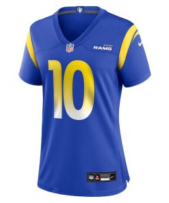 Alternative view of Josaiah Stewart Los Angeles Rams Nike Women's Team Game Jersey -  Royal