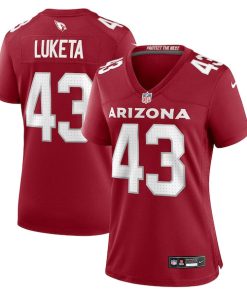 Jesse Luketa Arizona Cardinals Nike Women's  Game Jersey -  Cardinal