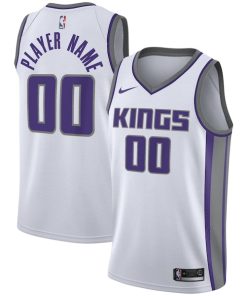 Sacramento Kings Nike Swingman Custom Jersey White - Association Edition