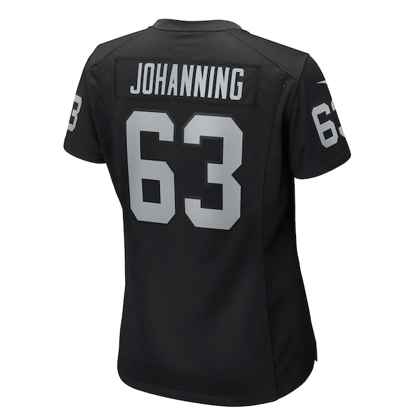 Jake Johanning Las Vegas Raiders Nike Women's Game Jersey - Black - Image 7