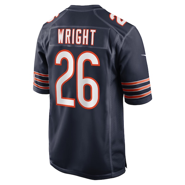 Nahshon Wright Chicago Bears Nike Team Game Jersey - Navy - Image 3