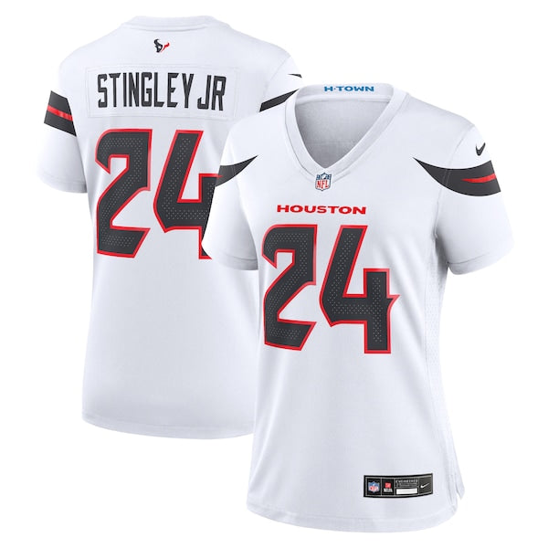 Derek Stingley Jr. Houston Texans Nike Women's Game Jersey - White - Image 2