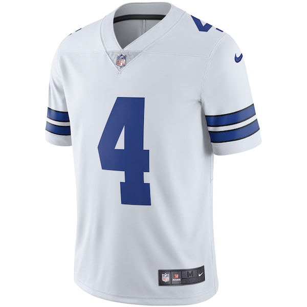 Dak Prescott Dallas Cowboys Nike Vapor Limited Player Jersey - White/Navy - Image 3