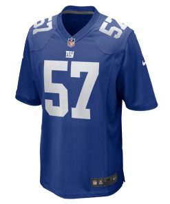 Alternative view of Jarrad Davis New York Giants Nike Team Game Jersey -  Royal