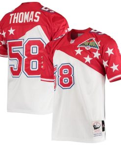 Derrick Thomas AFC 1995 Pro Bowl Authentic Jersey - White/Red